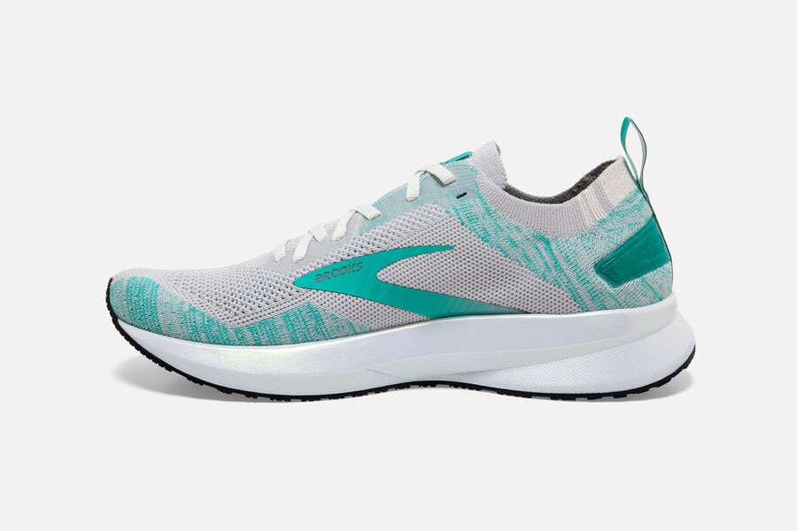 Brooks Running Shoes Womens Grey/Turquoise - Levitate 4 Road - 9862-OUFXE